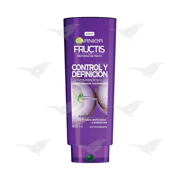 Acondicionador Garnier Fructis Control y Definición Rizos Poderosos Coco 650ml
