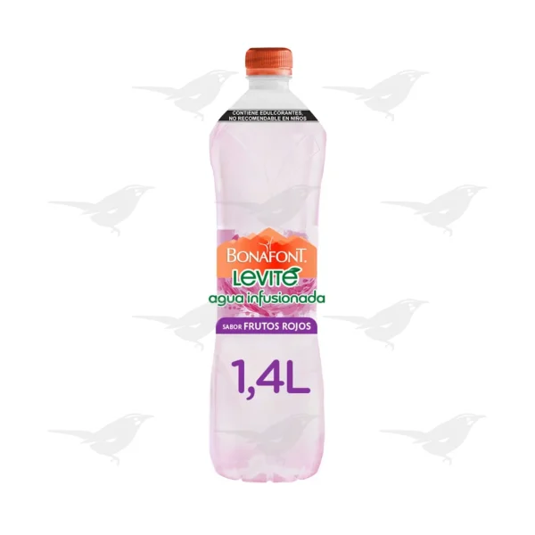 Agua Infusionada Bonafont Levité Frutos Rojos 1.4 Litros