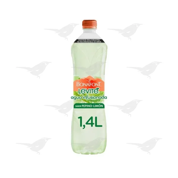 Agua Infusionada Bonafont Levité Pepino Limón 1.4 Litros