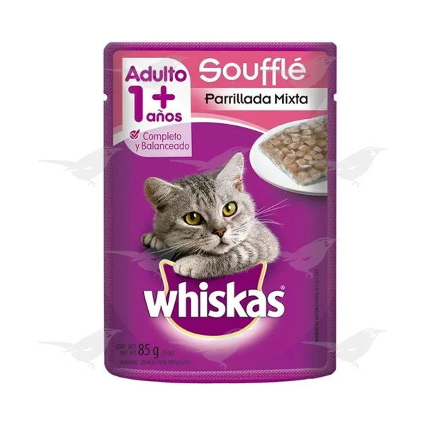 Alimento para Gatos Whiskas Filetes Parrillada Mixta Sobre 85g