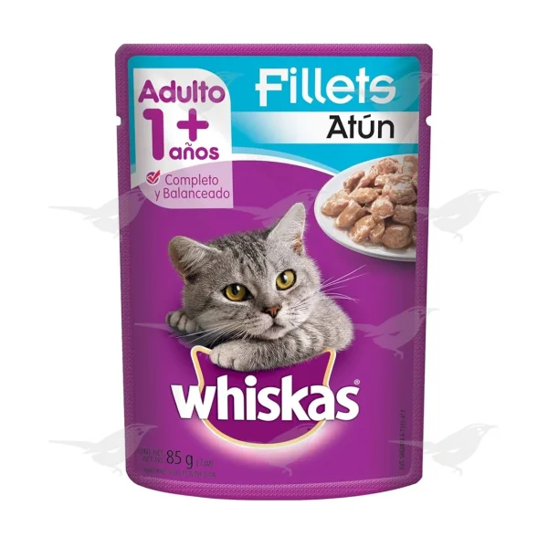 Alimento para Gatos Whiskas Filetes de Atún Sobre 85g