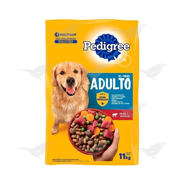 Alimento p/perro Adulto Pedigree 12 + meses 11 Kg