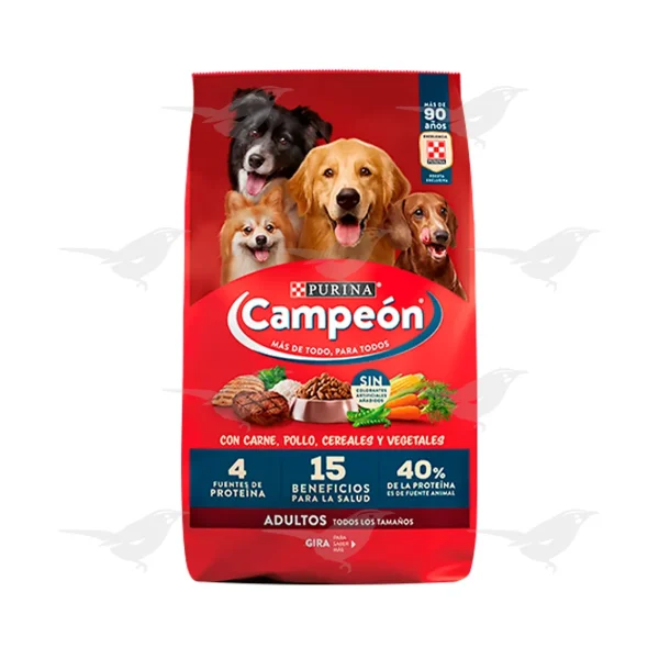 Alimento p/perro Purina Campeón Adultos Todos los Tamaños 4kg