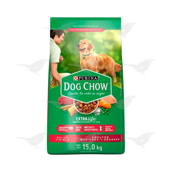 Alimento p/perro Purina Dog Chow Adultos Medianos y Grandes 15kg