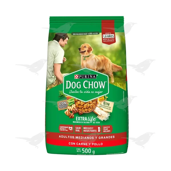 Alimento p/perro Purina Dog Chow Adultos Medianos y Grandes 500g