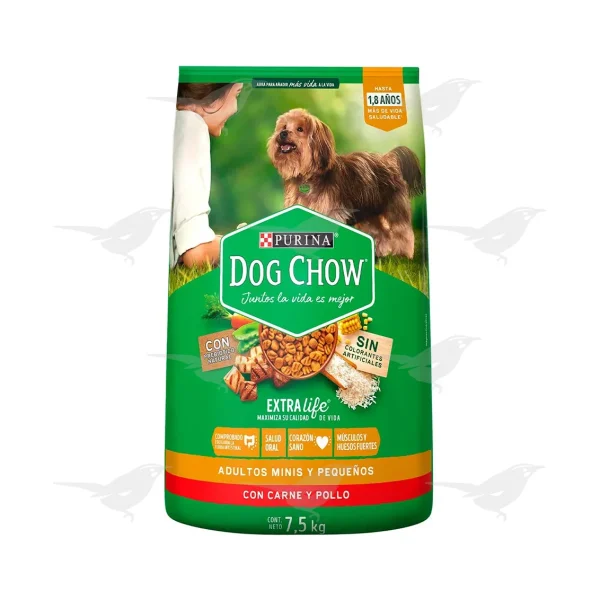 Alimento p/perro Purina Dog Chow Adultos Minis y Pequeños 7.5kg