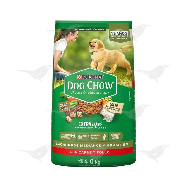 Alimento p/perro Purina Dog Chow Cachorros Medianos y Grandes 4kg