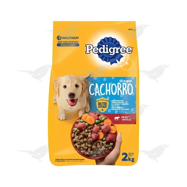 Alimento p/perro Cachorro Pedigree 2 a 18 meses 2 Kg