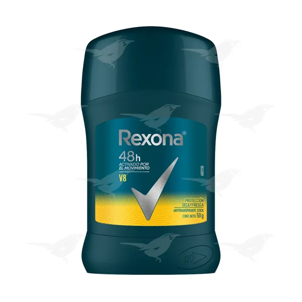 Antitranspirante Rexona V8 en Barra 50 g