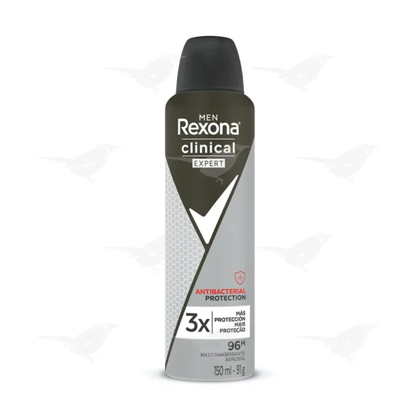 Antitranspirante en Aerosol Rexona Men Clinical Antibacterial 91 g