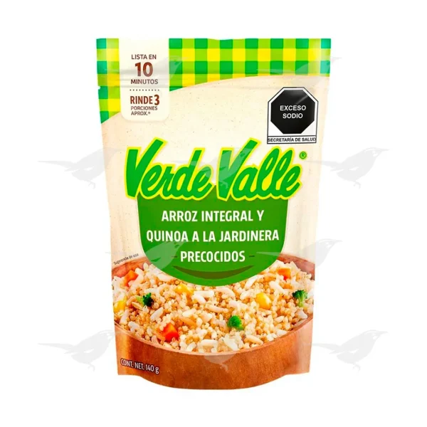Arroz Verde Valle Precocido Integral y Quinoa a la Jardinera 140 g 1 Pieza