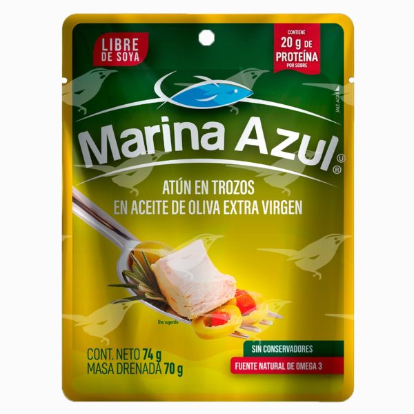 Atún Marina Azul en Aceite de Oliva 74 g 1 Pieza