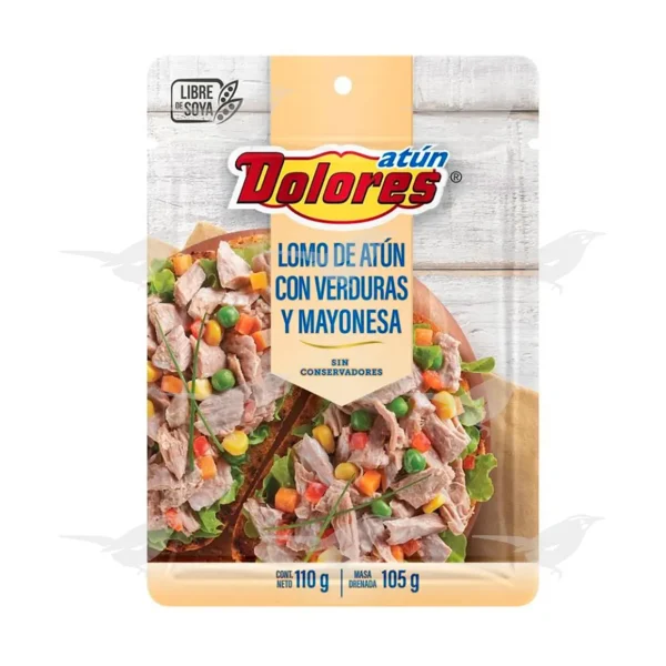 Atún Dolores con Verduras y Mayonesa 110 g 1 Pieza
