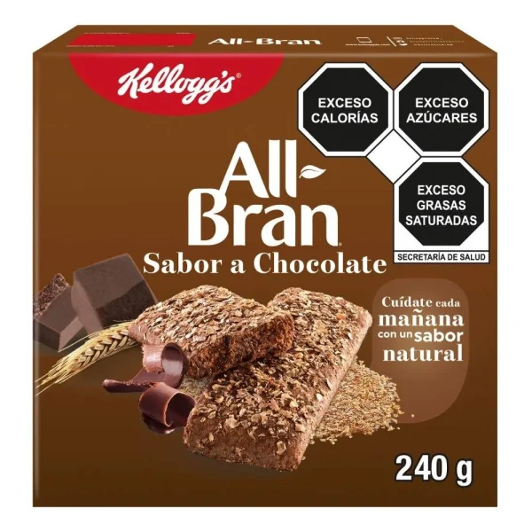 Barras de Cereal Kellogg's All Bran Chocolate 240 g