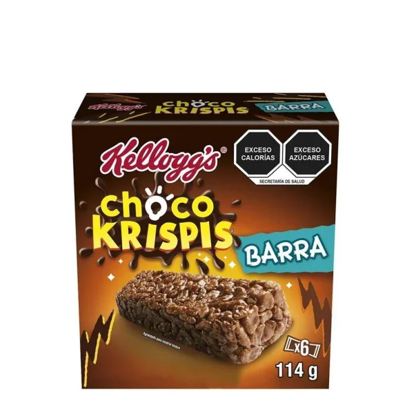 Barras de Cereal Kellogg's Choco Krispis Chocolate 114 g