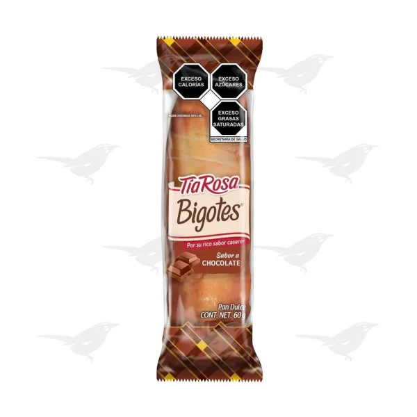 Bigotes Chocolate Tía Rosa 60g 1 pieza