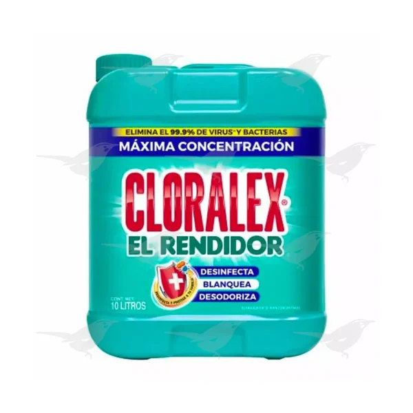 Blanqueador Cloralex El Rendidor 10 l