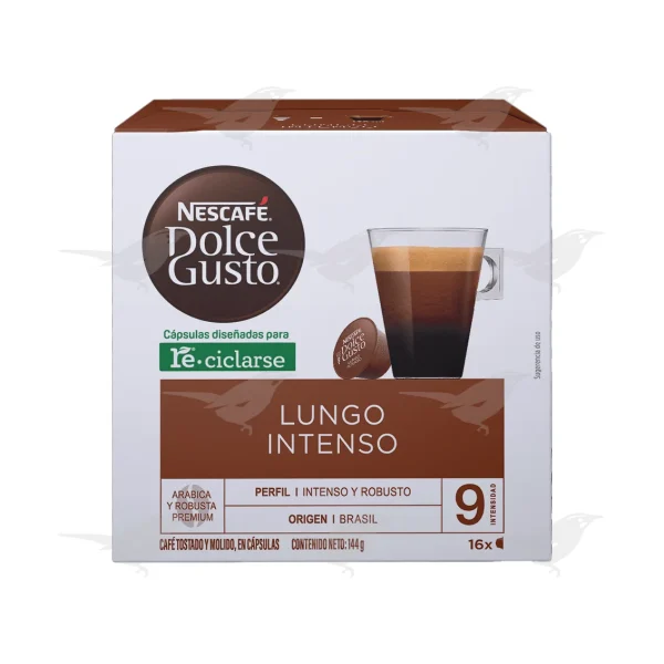 Cafe en Capsula Nescafe Dolce Gusto Lungo Intenso 16  piezas