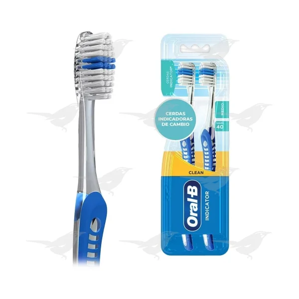 Cepillo Dental Oral-B Indicator 2 piezas