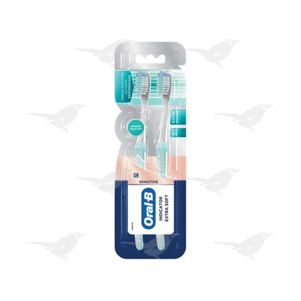 Cepillo de Dientes Oral-B Extra Suaves Indicator 2 Piezas