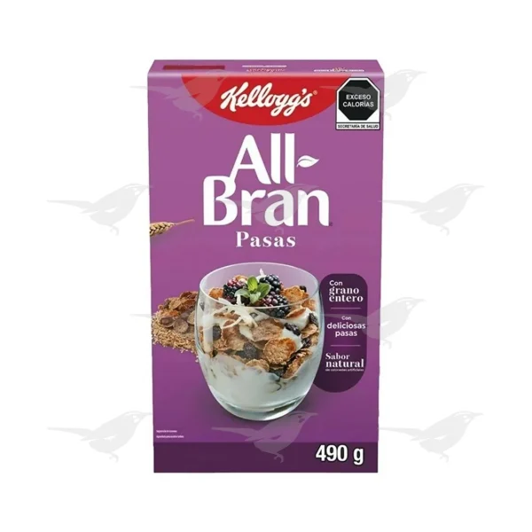 Cereal Kellogg's All Bran pasas 490 g 1 Pieza