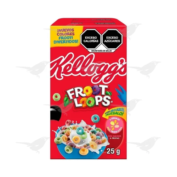 Cereal Kellogg's Froot Loops sabor a frutas 25 g 1 Pieza