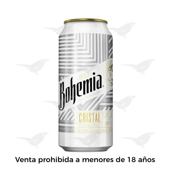 Cerveza Bohemia Cristal 473ml