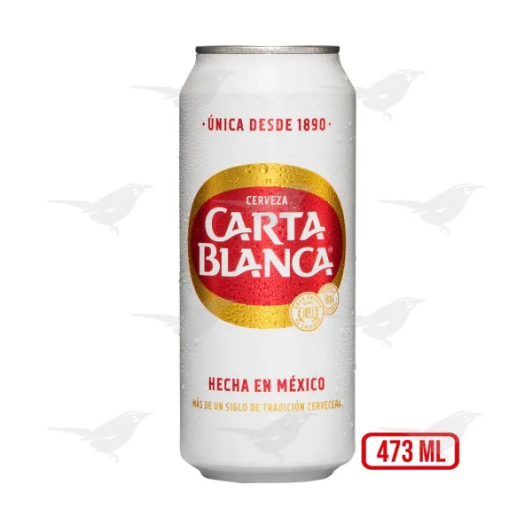Cerveza Clara Carta Blanca 473 ml