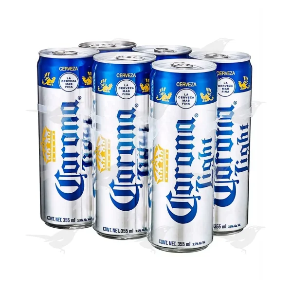 Cerveza Light Corona 6 Pack 355 ml
