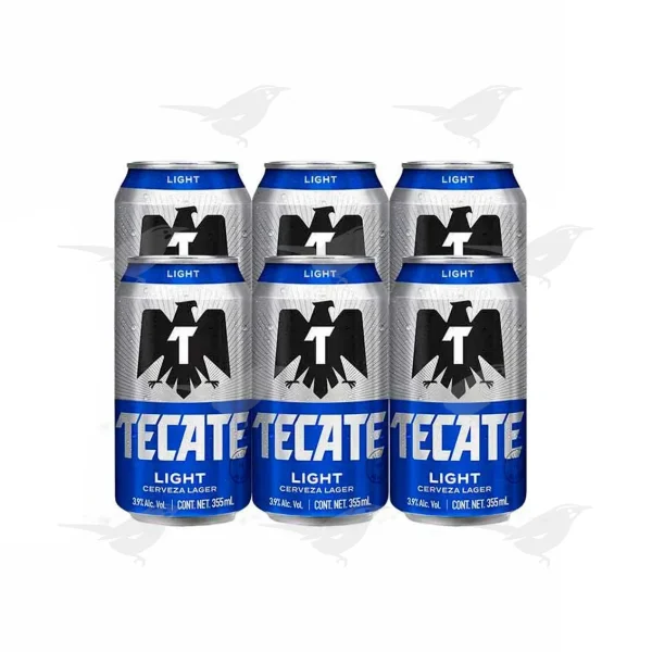 Cerveza Light Tecate 6 Pack 355 ml