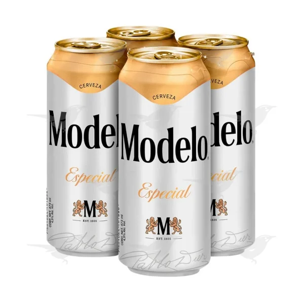 Cerveza Modelo Especial 4 Pack Lata 473 ml