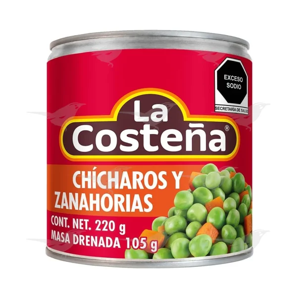 Chícharos y zanahorias La Costeña 220 g