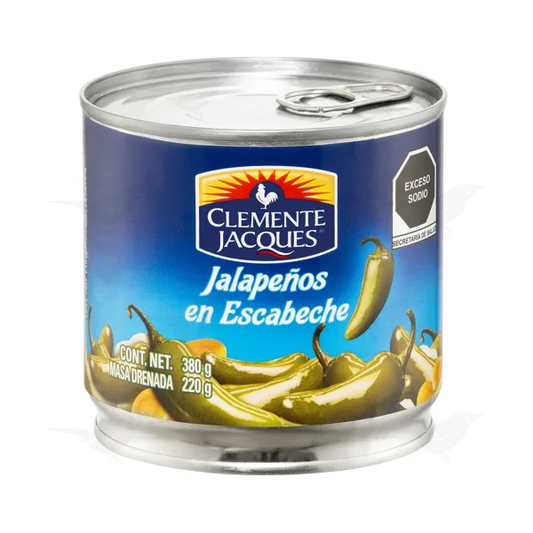 Chiles Jalapeños Clemente Jacques Enteros 380 g 1 Pieza
