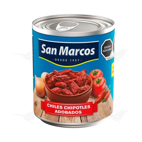 Chiles chipotles San Marcos adobados 215 g 1 Pieza