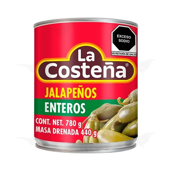 Chiles jalapeños La Costeña enteros en escabeche 780 g 1 Pieza