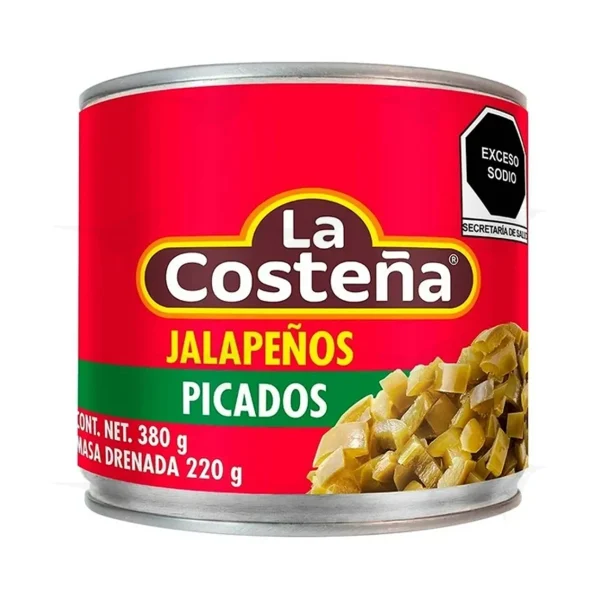Chiles jalapeños La Costeña picados en escabeche 380 g 1 Pieza