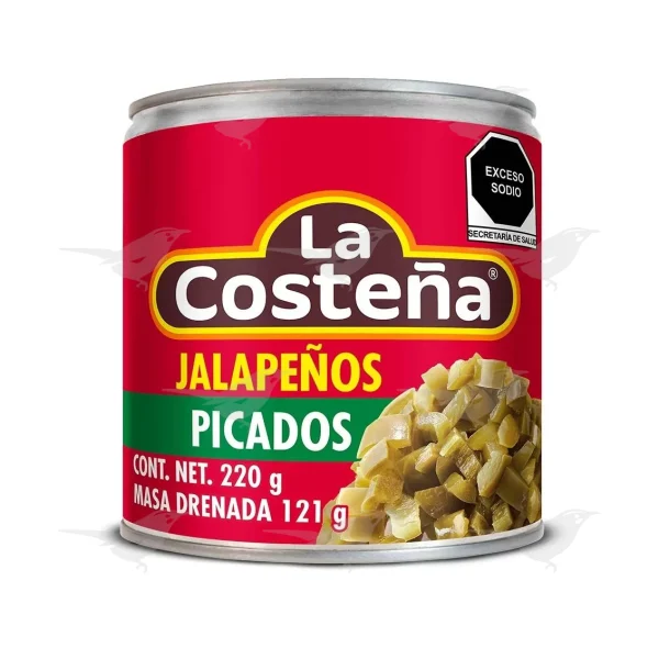 Chiles jalapeños La Costeña picados en escabeche 220 g 1 Pieza