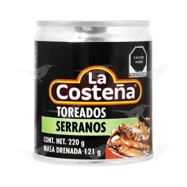Chiles serranos La Costeña toreados 220 g 1 Pieza