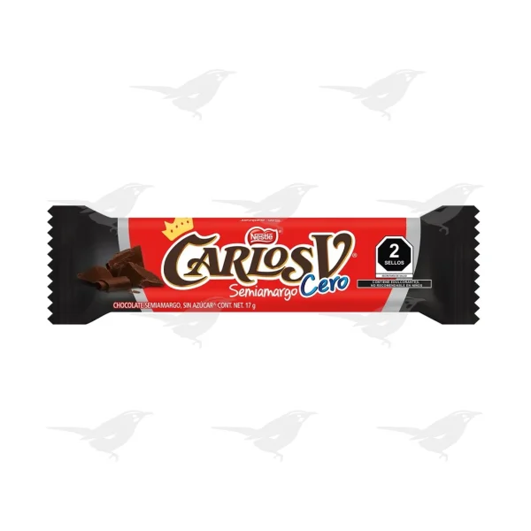 Chocolate Carlos V Cero Semiamargo 17g