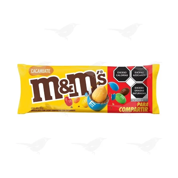 Chocolates M&Ms Cacahuate 70 g