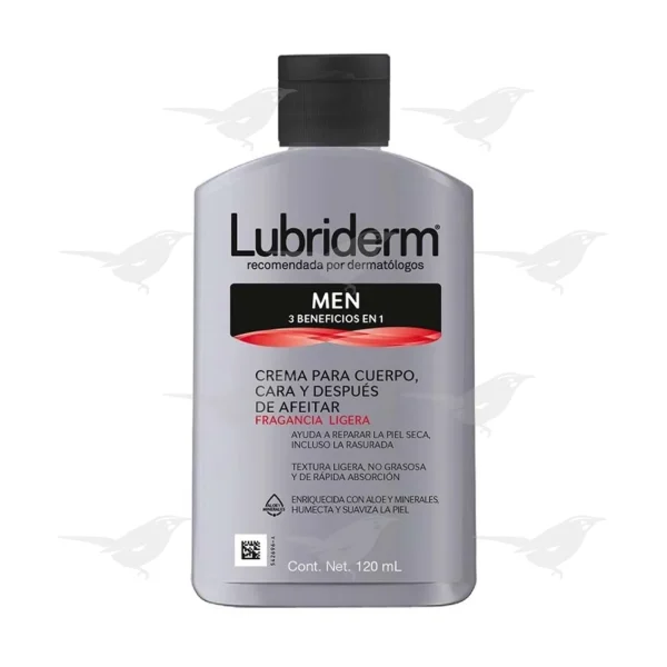 Crema Corporal Lubriderm Men 3 en 1 120 ml