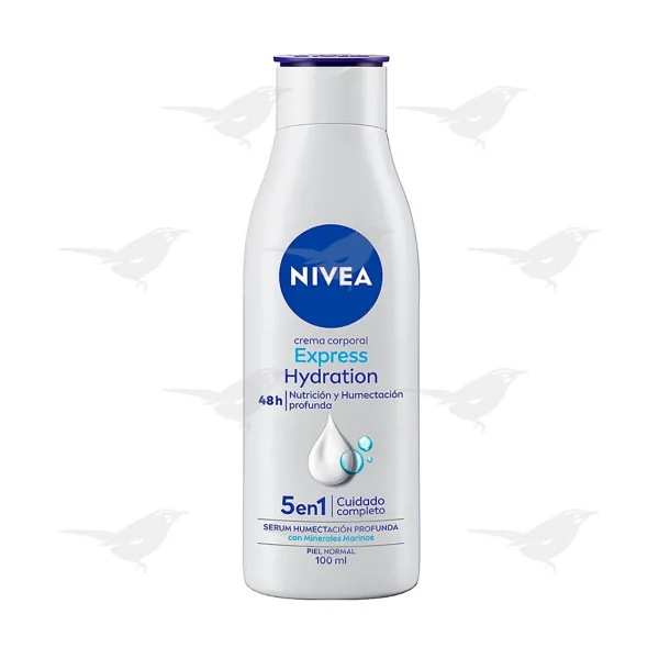 Crema Corporal Nivea Express Hydration Piel Normal 100 ml