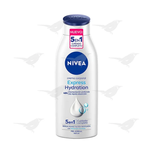 Crema Corporal Nivea Express Hydration Piel Normal 400 ml