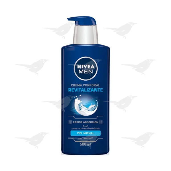 Crema Corporal Nivea Men Revitalizante Piel Normal 500ml