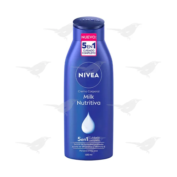 Crema Corporal Nivea Milk Nutritiva Piel Seca a muy Seca 400ml