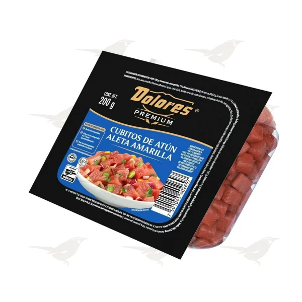 Cubitos de Atún Dolores Premium Aleta Amarilla 200 g
