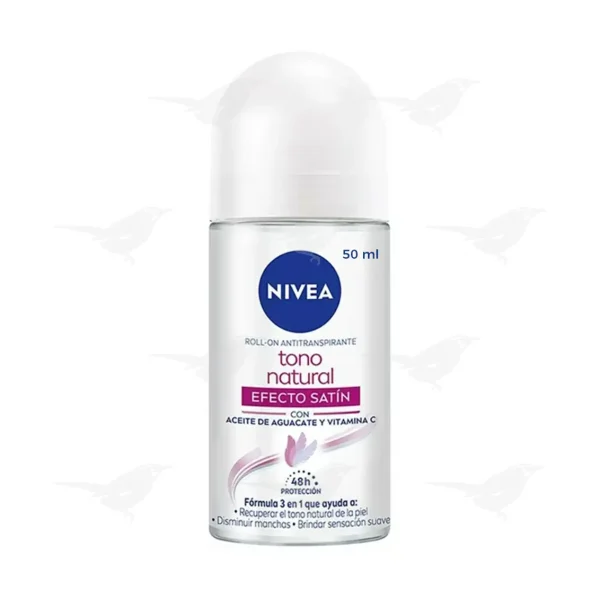 Desodorante Nivea Tono Natural Efecto Satín roll on 50 ml