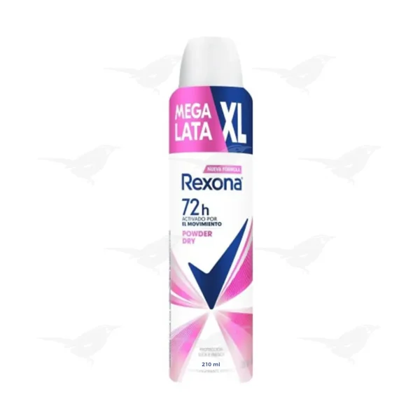 Desodorante en Aerosol Powder Dry Rexona 210 ml