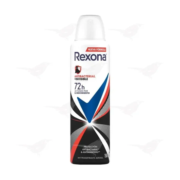 Desodorante en Aerosol Rexona Antibacterial invisible  150ml