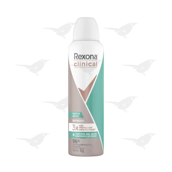 Desodorante en Aerosol Rexona Clinical Refresh 96 h 150ml